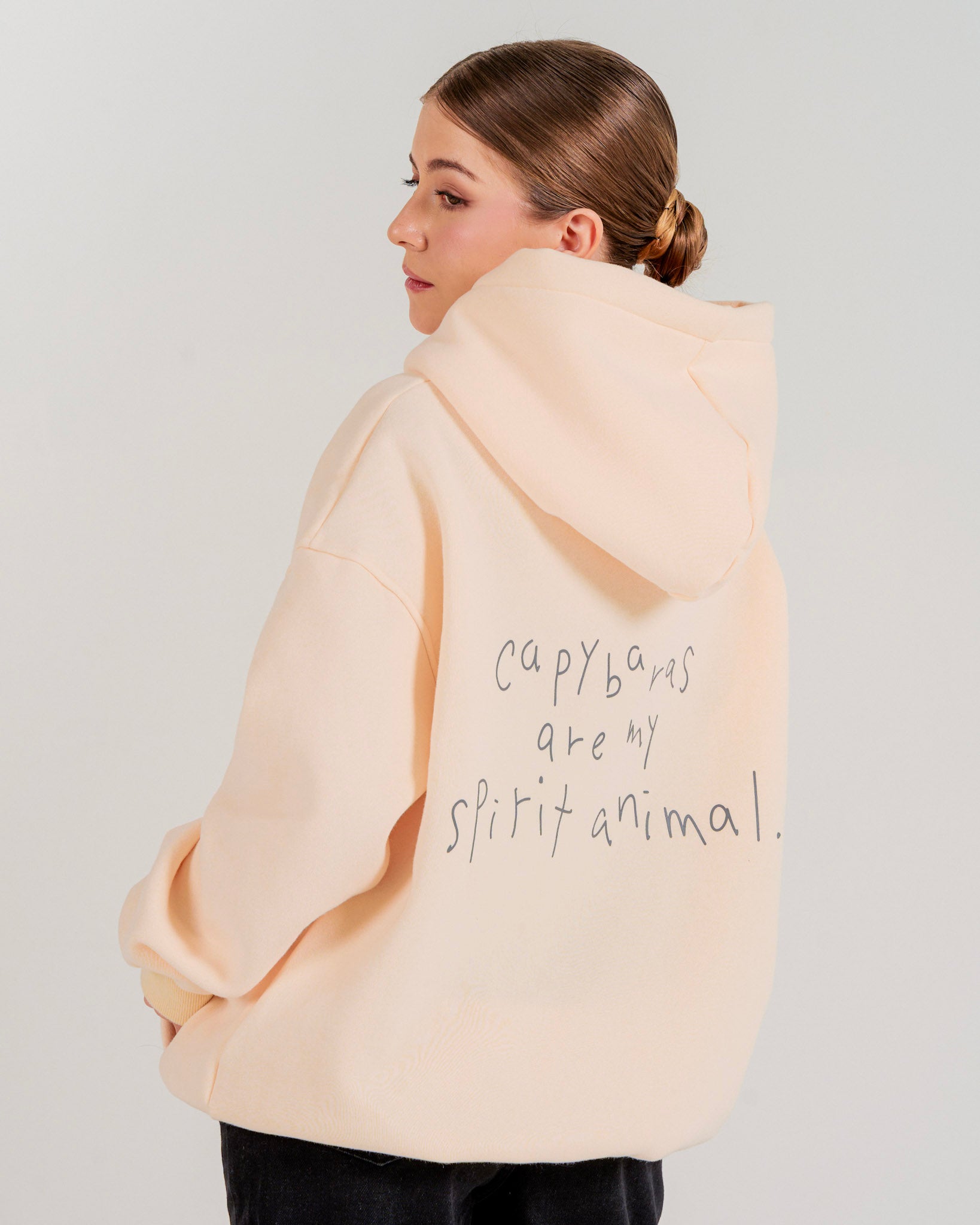 My Spirit Animal Hoodie Off White – Capy-Era