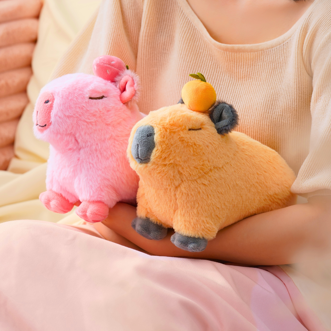 Cute Capybara Plush Pillow, Kawaii Plushies Capybara Stuffed Toy, Cute  Animal Plushie, Soft Squishy Gifts for Kids & Girls (8 Inch)