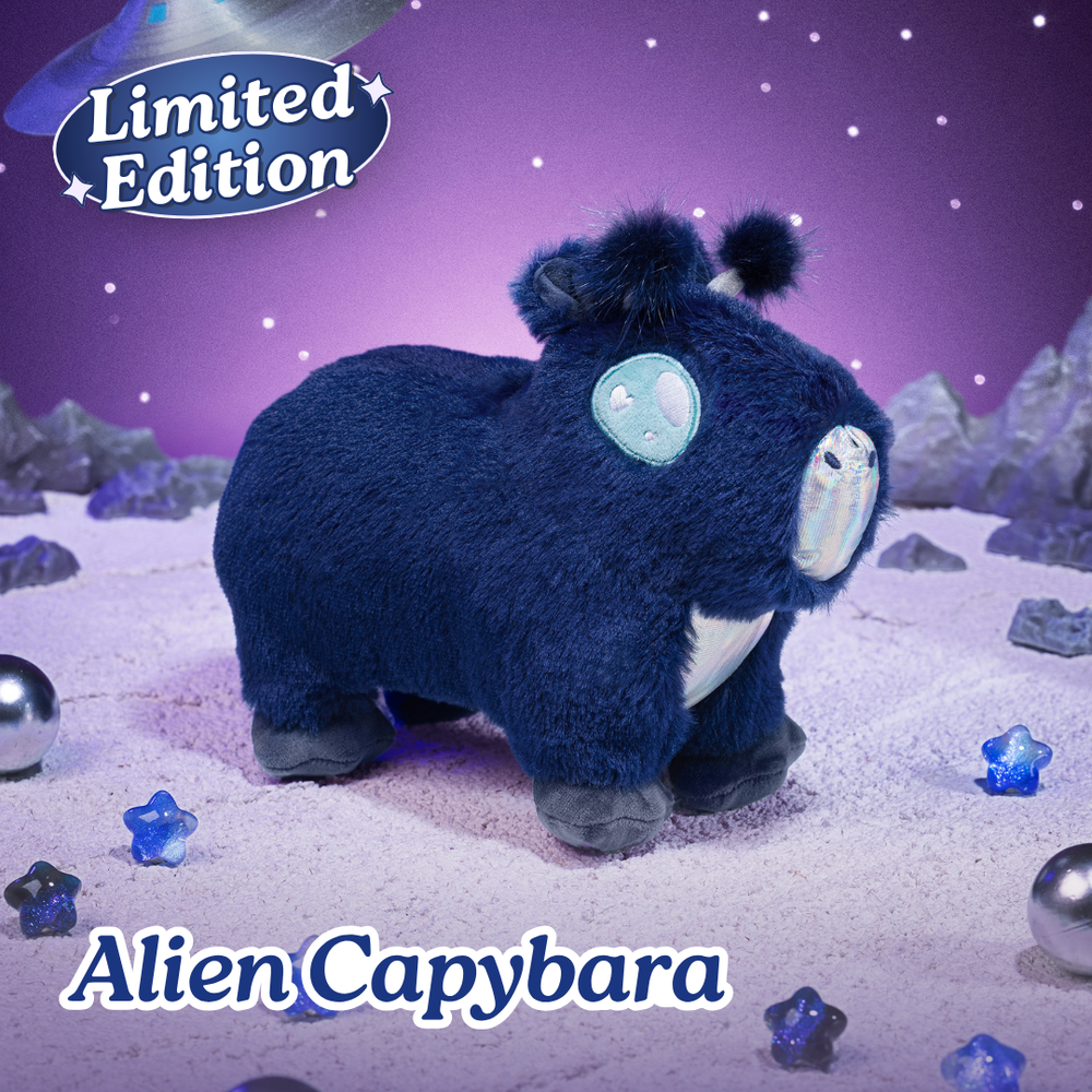 Alien Capybara Plushie 👽