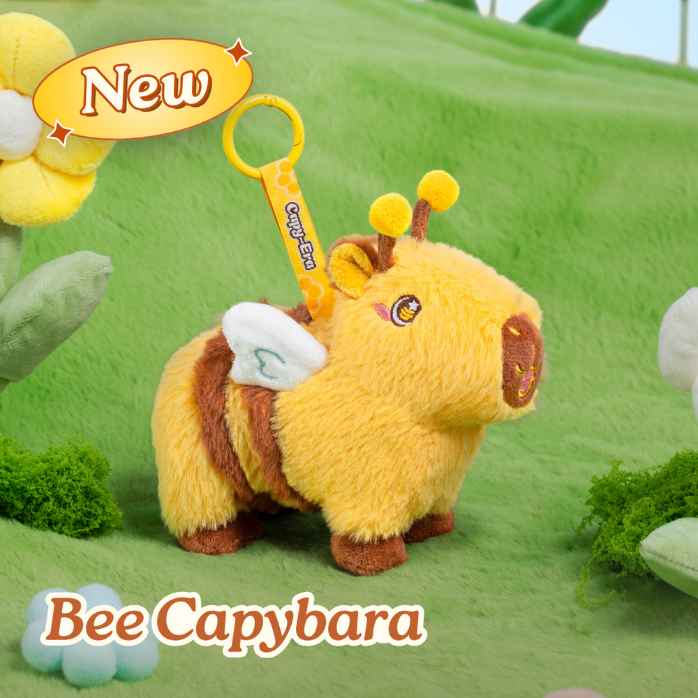 Honeybee Capybara Bag Charm 🐝