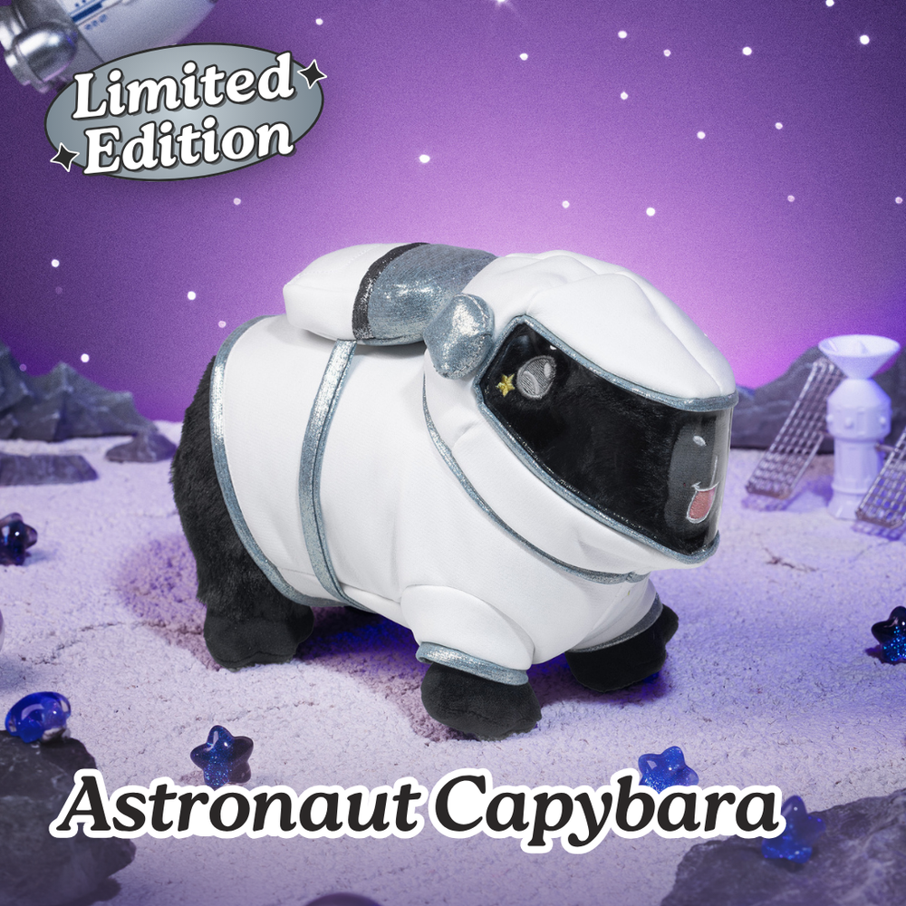 Astronaut Capybara Plushie 🧑‍🚀