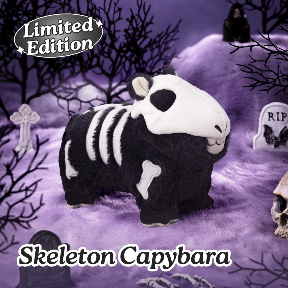 Skeleton Capybara Plushie 💀