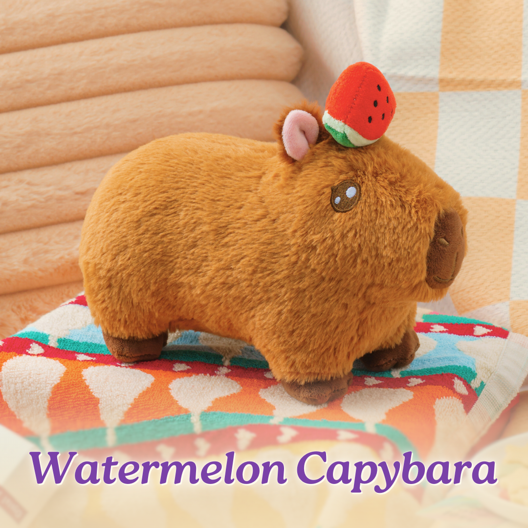 Watermelon Capybara Plushie – Capy-Era