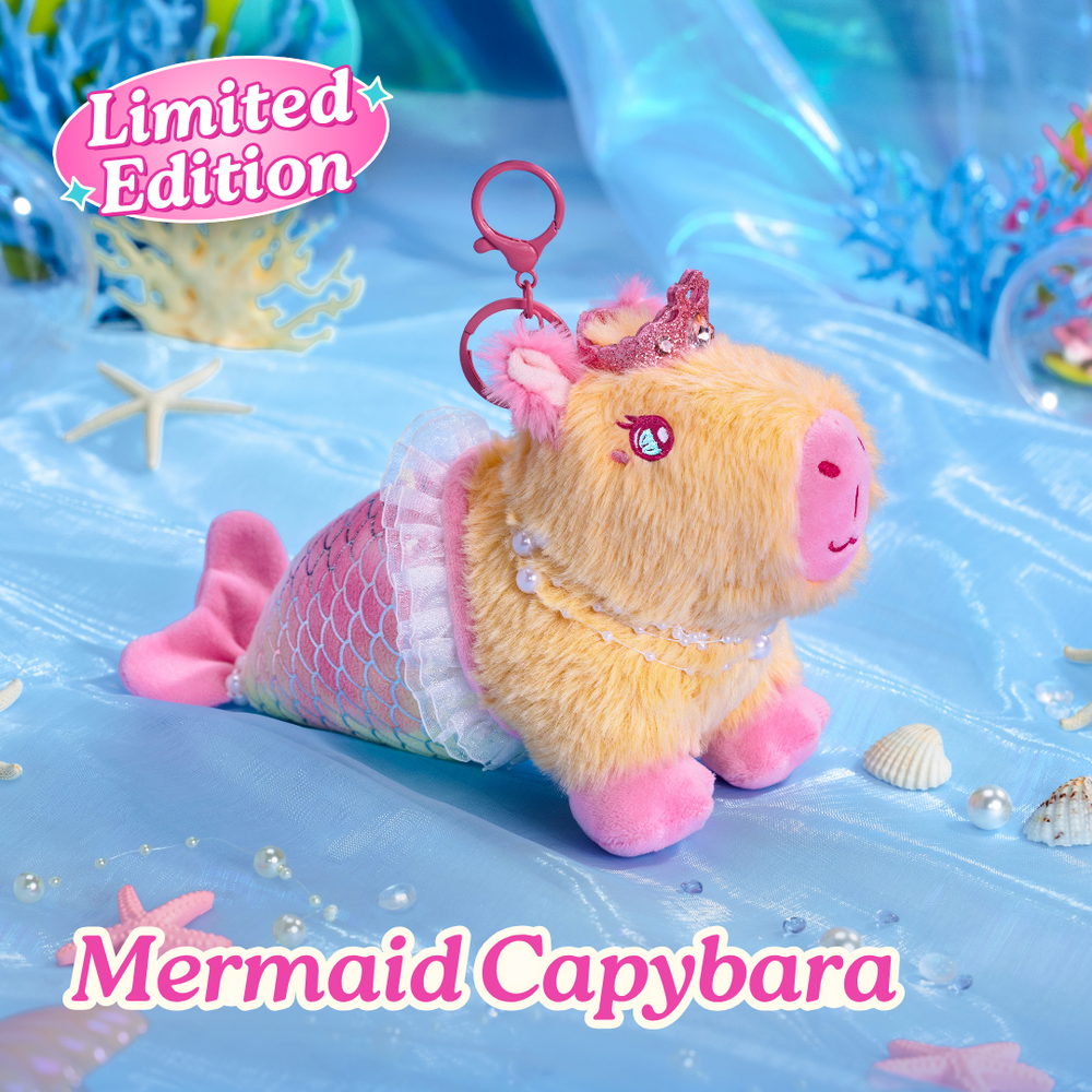 Mermaid Capybara Bag Charm 🧜‍♀️