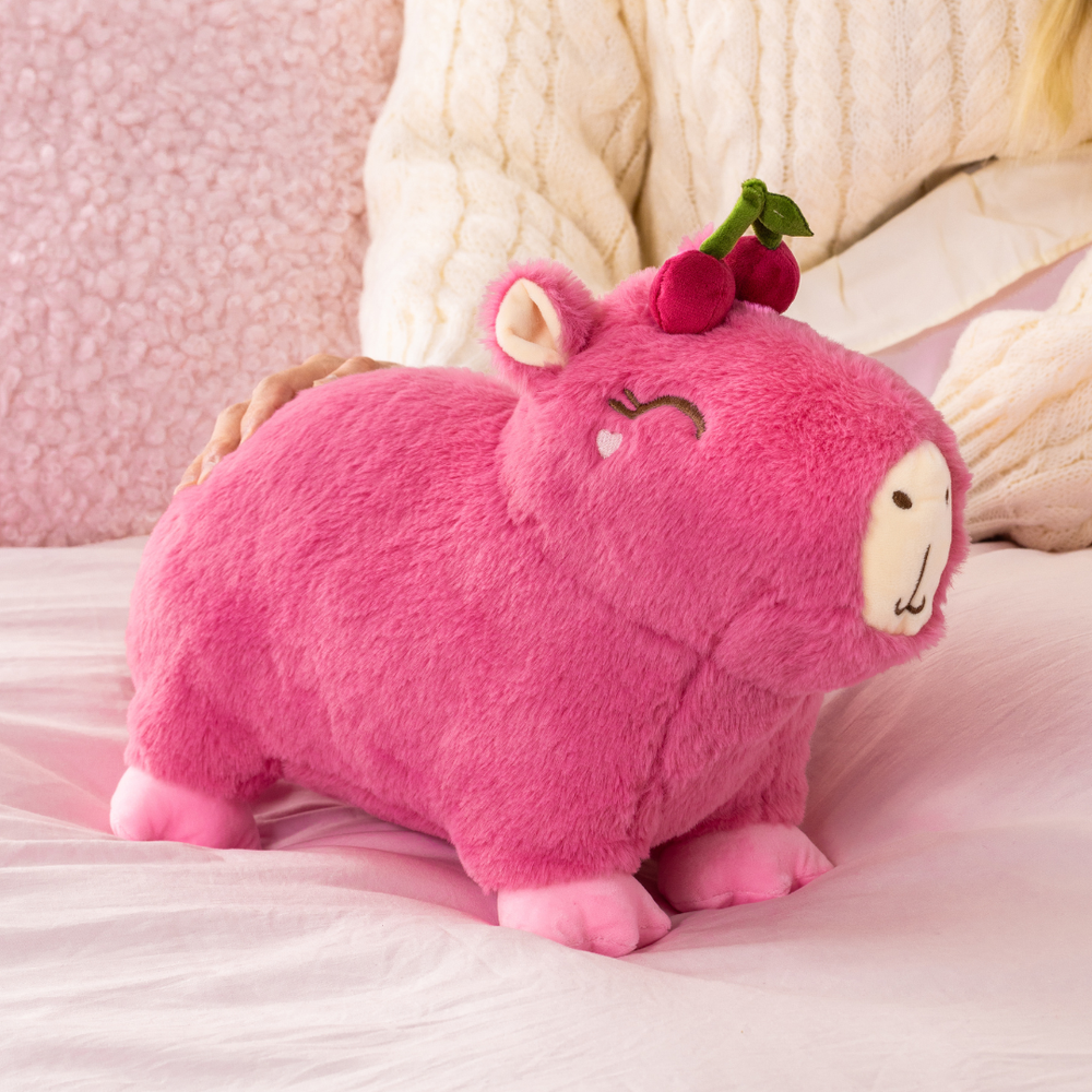 Jumbo Capybara (14"/35cm) (Cherry)