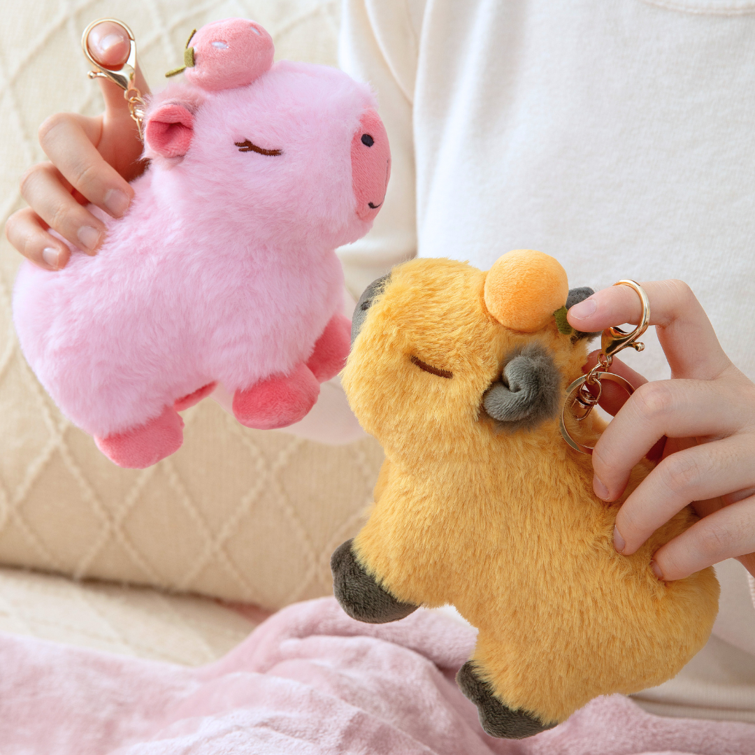 Limited Time Offer: Capybara Keyring Set